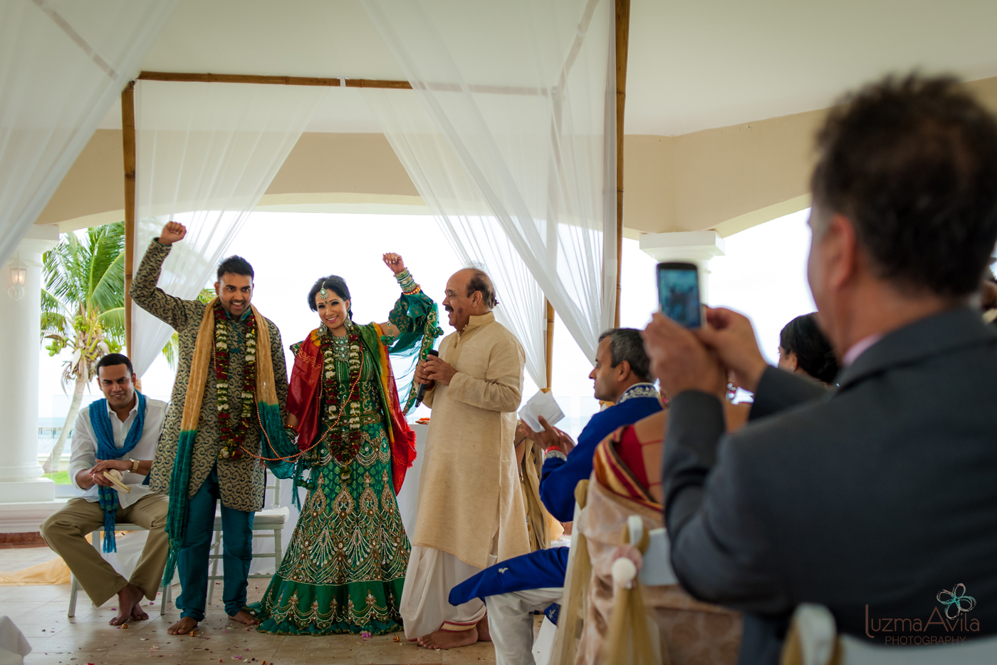 cancun hindu wedding photography